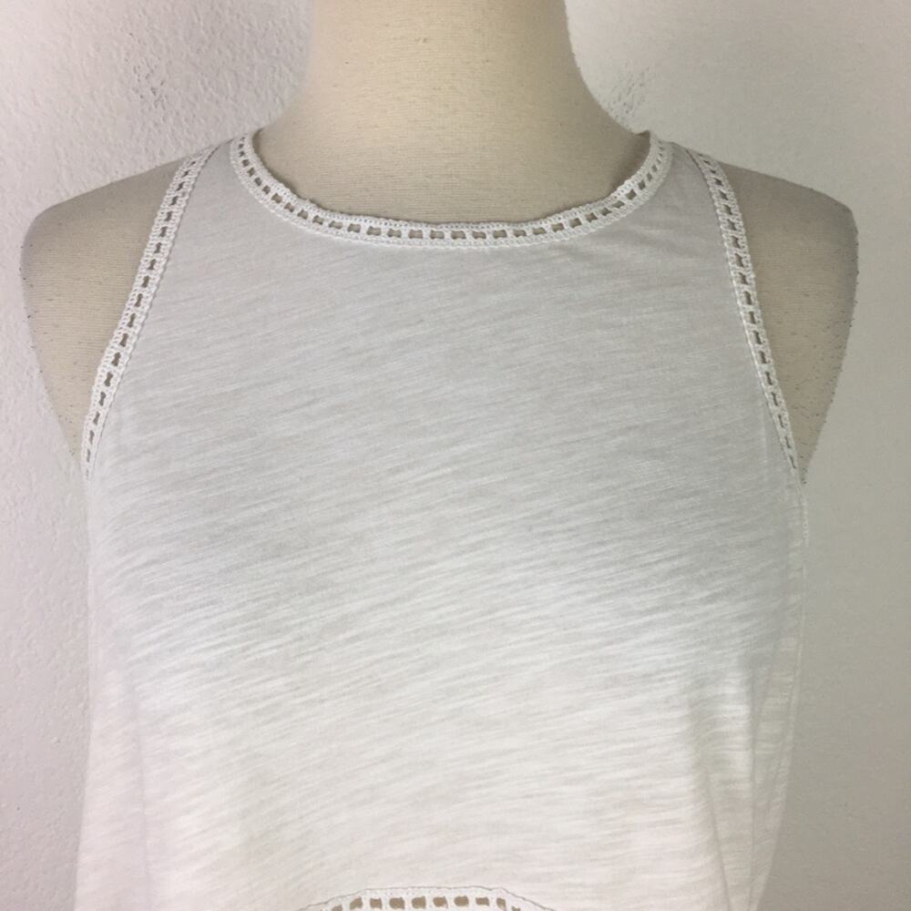 Express White Knit Babydoll Tank NWT top Small - Picture 3 of 9